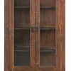 Vitrine Genua Akazie dunkel B/H/T: ca. 100x175x40 cm