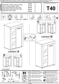 Vitrine Jam Eiche Wotan Nachbildung B/H/T: ca. 60x86x35 cm