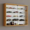 Vitrine Mandosa L buche Nachbildung Holzwerkstoff Glas B/H/T: ca. 80x60x10 cm