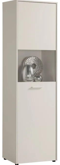 Vitrine Panama Kaschmir Spanplatte B/H/T: ca. 55x191x40 cm