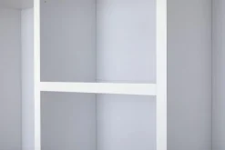 Vitrine Septem schwarz weiß B/H/T: ca. 66,5x66,5x13,7 cm