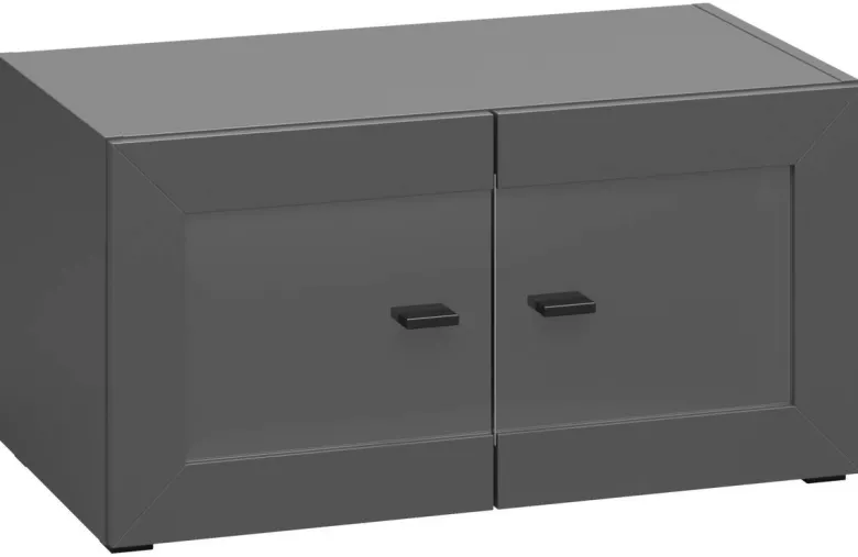 Vitrine System 64 anthrazit matt B/H/T: ca. 64x32x35 cm