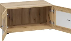 Vitrine System 64 Eiche Evoke Oak Nachbildung B/H/T: ca. 64x32x35 cm