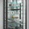 Vitrine Vitrosa schwarz Holzwerkstoff Glas B/H/T: ca. 59x91x18 cm