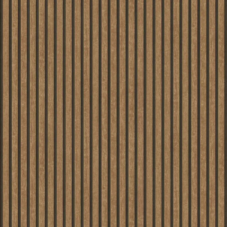 Vliestapete Akustikpaneel braun B/L: ca. 53x1005 cm