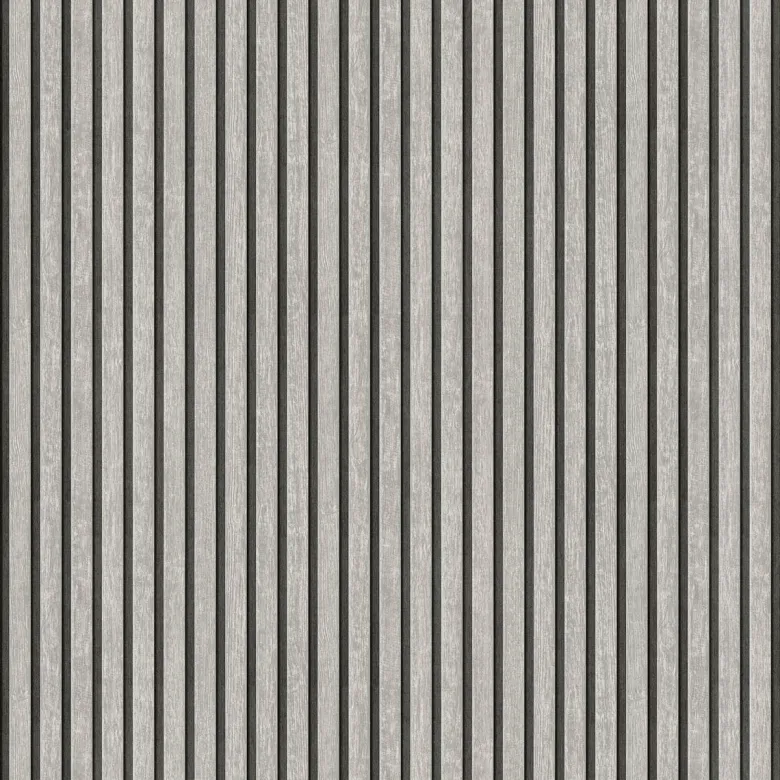 Vliestapete Akustikpaneel hellgrau B/L: ca. 53x1005 cm