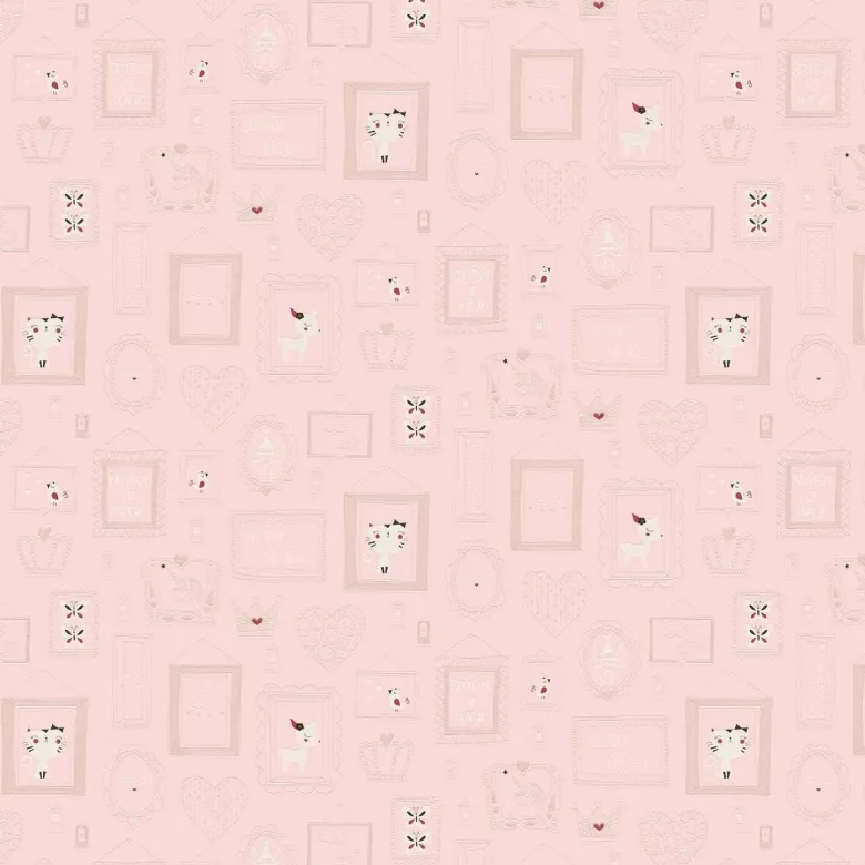 Vliestapete Bilder rosa B/L: ca. 53x1005 cm
