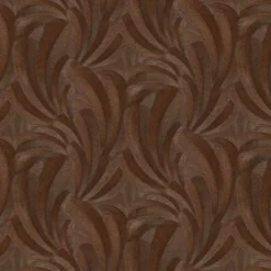 Vliestapete Blätter bronze braun B/L: ca. 53x1005 cm glitzernd