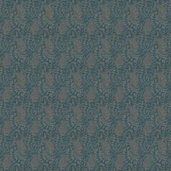 Vliestapete Blätter petrol gold B/L: ca. 53x1005 cm