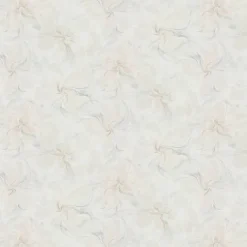 Vliestapete Blätter weiß beige grau B/L: ca. 53x1005 cm glitzernd