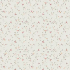 Vliestapete Blumen creme bunt B/L: ca. 53x1005 cm