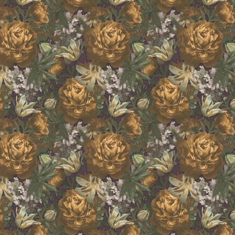 Vliestapete Floral bunt B/L: ca. 53x1005 cm