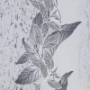 Vliestapete Floral grau B/L: ca. 53x1005 cm