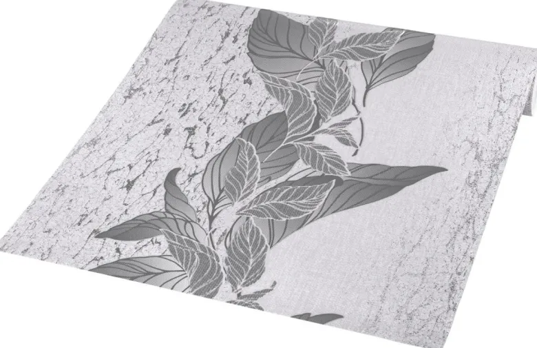 Vliestapete Floral grau B/L: ca. 53x1005 cm