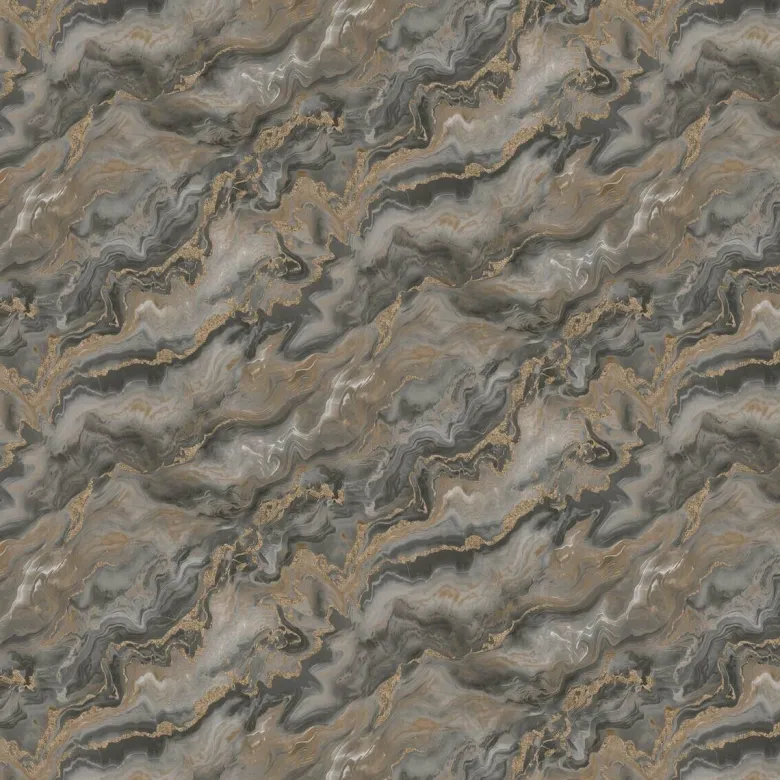 Vliestapete Marmor grau gold B/L: ca. 53x1005 cm