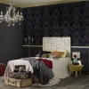 Vliestapete Ornament schwarz B/L: ca. 53x1005 cm
