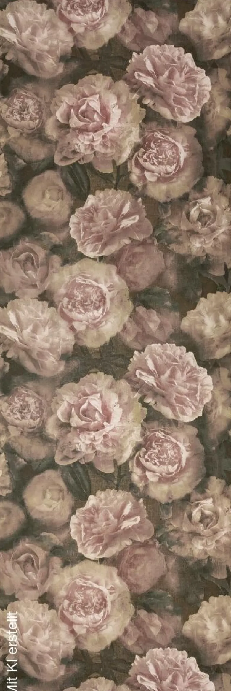 Vliestapete Rosen altrosa B/L: ca. 53x1005 cm