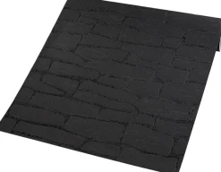 Vliestapete Steinoptik schwarz B/L: ca. 53x1005 cm
