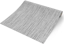 Vliestapete Textiloptik grau B/L: ca. 53x1005 cm