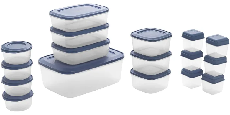 Vorratsdosenset Fresh food blau