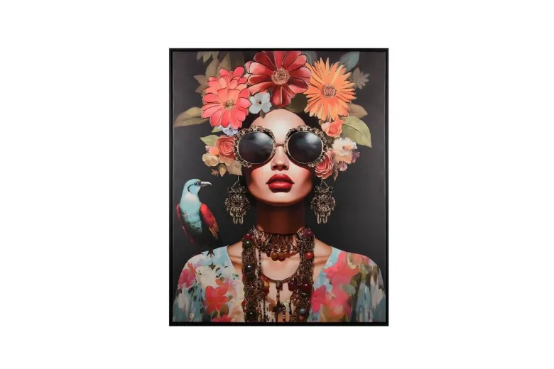 Wandbild Frau B/H: ca. 80x100 cm