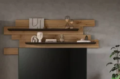 Wandboard Canu basaltgrau Nachbildung Artisan Oak Nachbildung B/H/T: ca. 67x184x19 cm