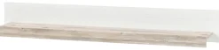 Wandboard Florenz weiß Pinie Optik Holzwerkstoff B/H/T: ca. 150x20x20 cm