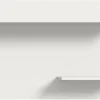 Wandboard Prisma weiß gold Optik B/H/T: ca. 140x53x17 cm