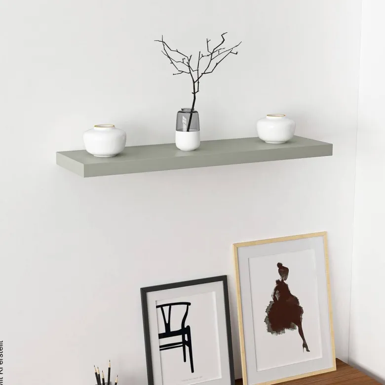 Wandboard Shelvy 80 salbei B/H/T: ca. 80x4x24 cm
