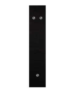 Wandgarderobe Grace Eiche Artisan Nachbildung schwarz B/H/T: ca. 25x160x7 cm