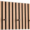 Wandgarderobe Grace Eiche schwarz B/H/T: ca. 60x30x7 cm
