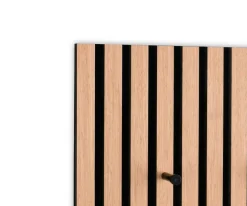 Wandgarderobe Grace Eiche schwarz B/H/T: ca. 60x30x7 cm