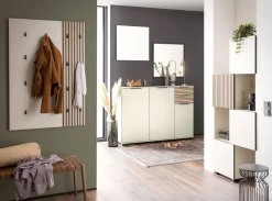 Wandpaneel Alexa creme beige B/H/T: ca. 49x109x2,6 cm