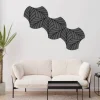 Wandpaneel grau B/H: ca. 64x60 cm