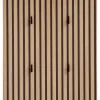 Wandpaneel Hank schwarz matt B/H/T: ca. 50x110,6x20,9 cm