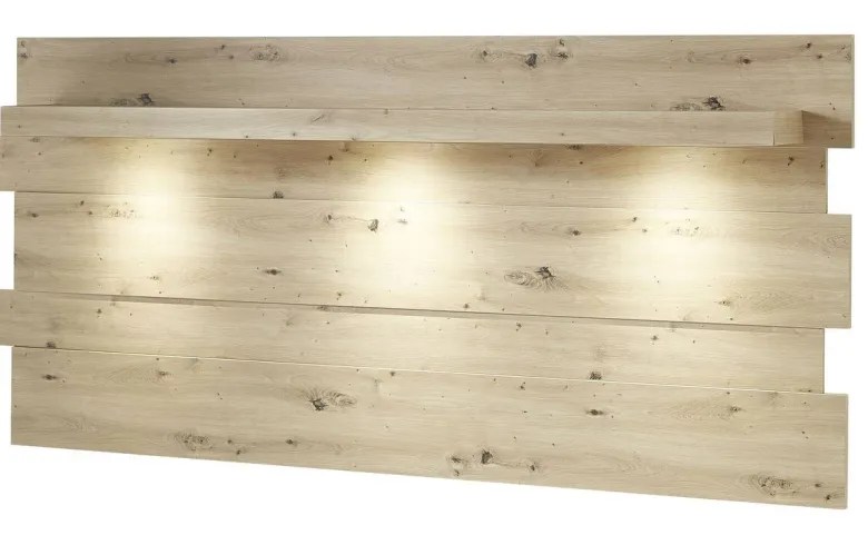 Wandpaneel Loft Two Eiche Artisan Nachbildung B/H/T: ca. 202x93x24 cm