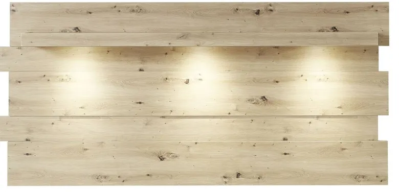 Wandpaneel Loft Two Eiche Artisan Nachbildung B/H/T: ca. 202x93x24 cm