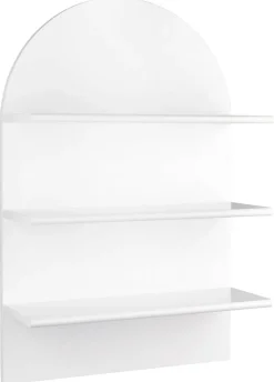 Wandregal Alba weiß B/H/T: ca. 40x60x15 cm