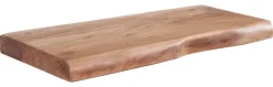 Wandregal braun Holz B/H/T: ca. 40x4x26 cm