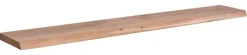 Wandregal braun Holz B/H/T: ca. 160x4x26 cm