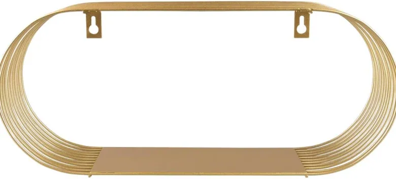 Wandregal Jessica gold Optik Metall