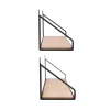 Wandregal Sabrina schwarz B/H/T: ca. 30x13x11 cm