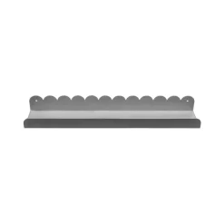 Wandregal Sensation grau Metall B/H/T: ca. 48x5x9,1 cm