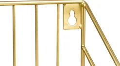Wandregal Wandregal gold Optik Metall B/H/T: ca. 30x11x11 cm