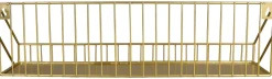 Wandregal Wandregal gold Optik Metall B/H/T: ca. 45x11x11 cm