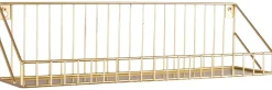 Wandregal Wandregal gold Optik Metall B/H/T: ca. 45x11x11 cm