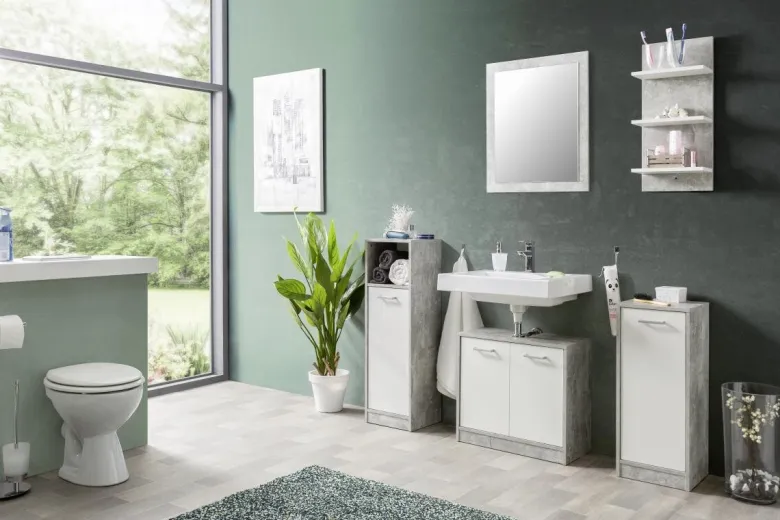 Wandspiegel Madeira Beton Optik B/H: ca. 57x69 cm