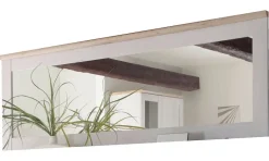 Wandspiegel Romance weiß Sibiu Lärche Nachbildung Holzoptik San-Remo Nachbildung B/H/T: ca. 186x63x4 cm