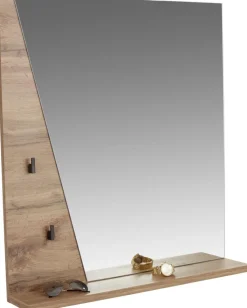 Wandspiegel Venedig Eiche Artisan Nachbildung B/H/T: ca. 80x84x12 cm