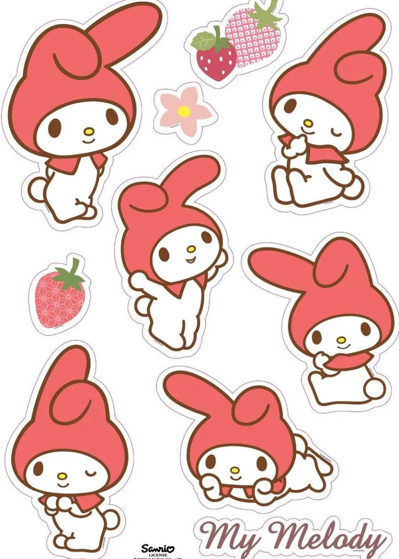 Wandsticker My Melody B/L: ca. 50x70 cm